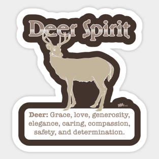 Spirit Animal-Deer Sticker